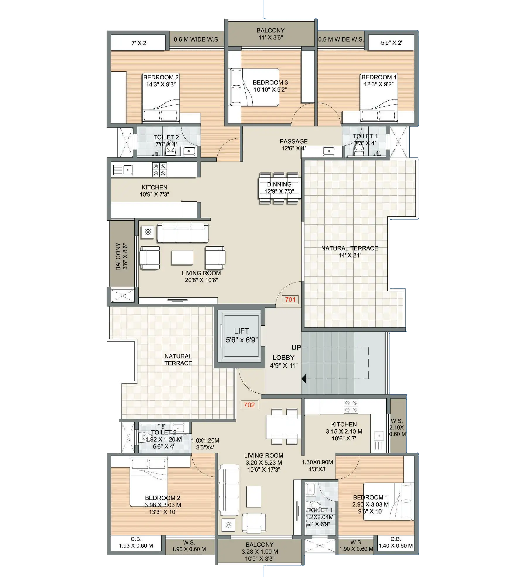 7th Floor Plan